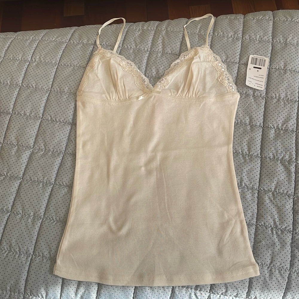 Cereal NWT super soft camisole 
100 % organic cotton
Size S
Color cream